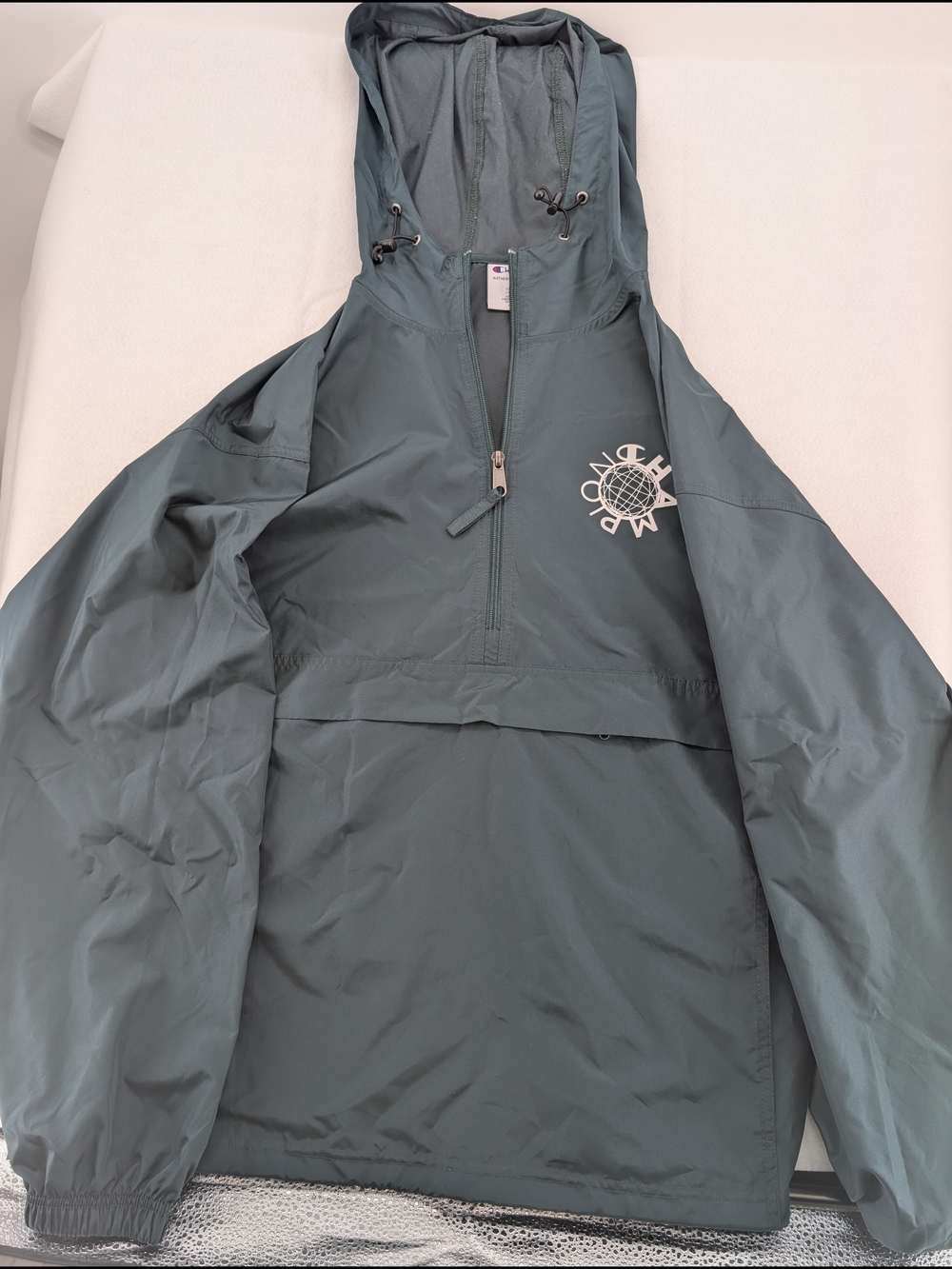 Champion Slate Green Hooded Utility Anorak